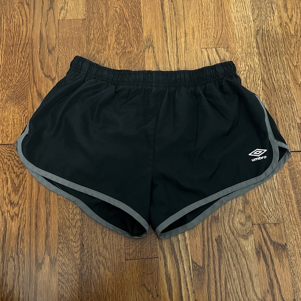 Umbro Black & Grey Running Short